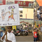 ಕನ್ನಡ ರಾಜ್ಯೋತ್ಸವ ವಿರೋಧಿಸಿ ಮಕ್ಕಳ ಕೈಯಲ್ಲಿ ವ್ಯಂಗ್ಯ ಚಿತ್ರಕೊಟ್ಟು ಎಂಇಎಸ್ ಪುಂಡಾಟ
