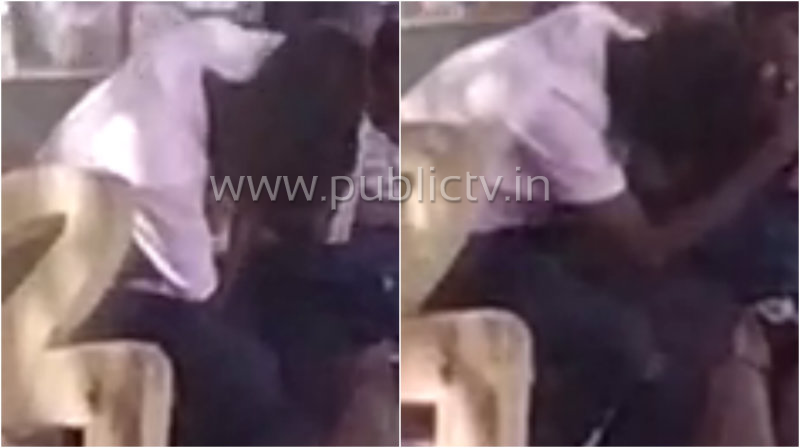 ಮಟಮಟ ಮಧ್ಯಾಹ್ನವೇ ವಿದ್ಯಾರ್ಥಿಗಳಿಬ್ಬರ ಲಿಪ್ ಲಾಕ್