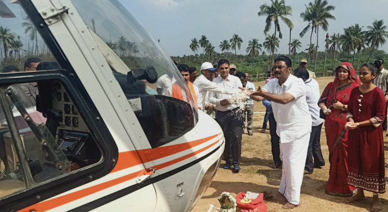 ‘ಹಂಪಿ ಬೈ ಸ್ಕೈ’ಗೆ ಶಾಸಕ ಆನಂದ್ ಸಿಂಗ್ ಚಾಲನೆ