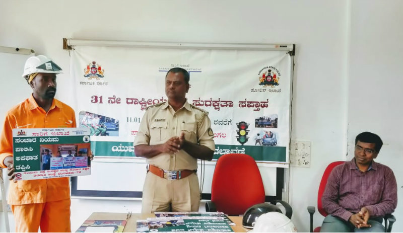 ಅಪಘಾತಗಳಿಗೆ ಬ್ರೇಕ್ ಹಾಕಲು ಆರ್‌ಟಿಓ ಅಧಿಕಾರಿಗಳಿಂದ ಜಾಗೃತಿ