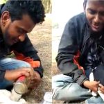 ಎಣ್ಣೆ ಮತ್ತಲ್ಲಿ ನಾಯಿ ಮರಿಗೆ ಪೆಗ್ ಹಾಕಿಸಿ ಯುವಕನಿಂದ ವಿಕೃತಿ