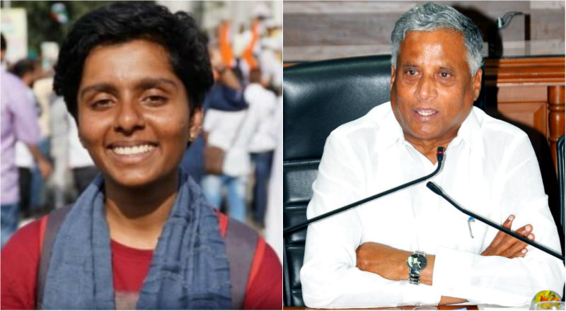 ಅಮೂಲ್ಯ ಲಿಯೋನಾ ಇನ್ನೂ ಕಣ್ಣೇ ಬಿಟ್ಟಿಲ್ಲ: ಸೋಮಣ್ಣ