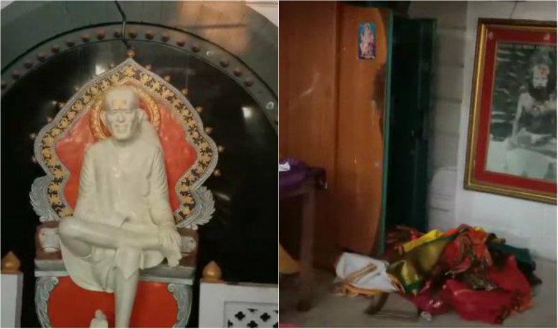 ಸಾಯಿಬಾಬ ಮಂದಿರದ ಬೀಗ ಮುರಿದು ಕಳ್ಳತನಕ್ಕೆ ಯತ್ನ