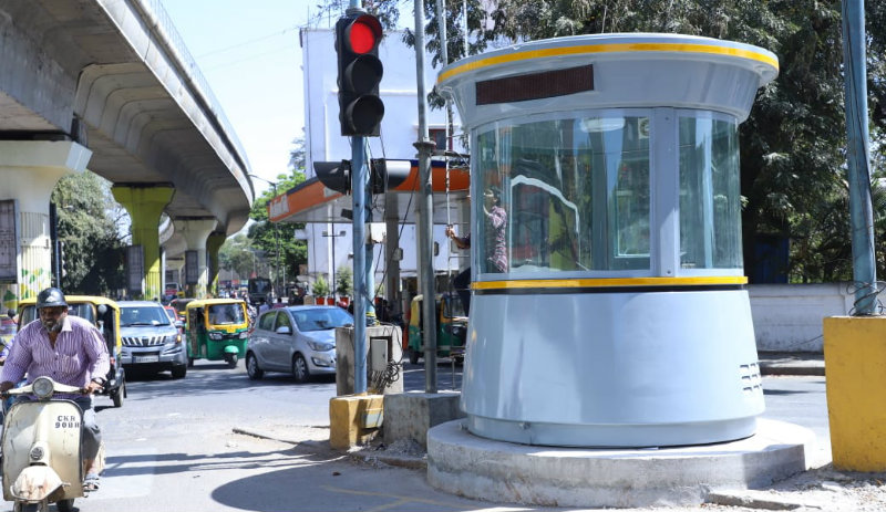 ಸಿಲಿಕಾನ್ ಸಿಟಿಯಲ್ಲಿ ಸುಸಜ್ಜಿತ ಪೊಲೀಸ್ ಚೌಕಿಗಳು- ಚೌಕಿಯಲ್ಲಿ ಏನೇನ್ ಸೌಲಭ್ಯವಿದೆ?