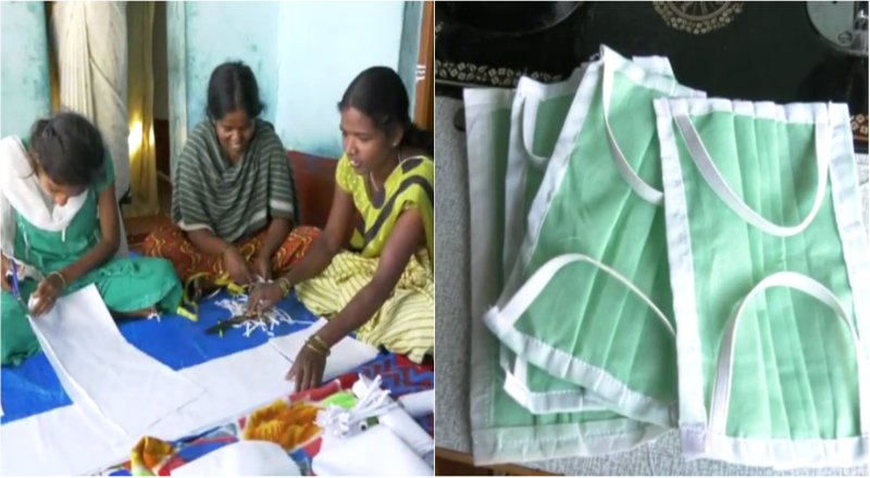 ಮಾಸ್ಕ್ ಕೊರತೆ ನೀಗಿಸಲು ಮುಂದಾದ ಮಹಿಳಾ ಸ್ವಸಹಾಯ ಸಂಘ