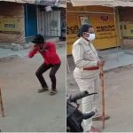 ಹೊರಗೆ ಓಡಾಡ್ತಿದ್ದ ಯುವಕನಿಗೆ ಬಸ್ಕಿ ಶಿಕ್ಷೆ