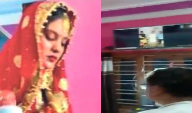 ಕೊರೊನಾ ಎಫೆಕ್ಟ್- ವಿಡಿಯೋ ಕಾನ್ಫರೆನ್ಸ್‌ನಲ್ಲೇ ಮದ್ವೆಯಾದ ಜೋಡಿ