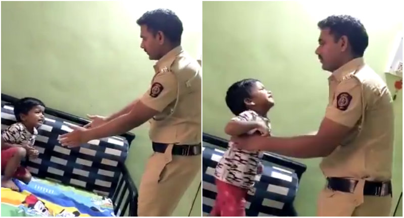 ಮನೆಯಲ್ಲೇ ಇರು ಅಪ್ಪಾ – ಮನಕಲುಕುವಂತಿದೆ ಕಂದಮ್ಮನ ಅಳಲು