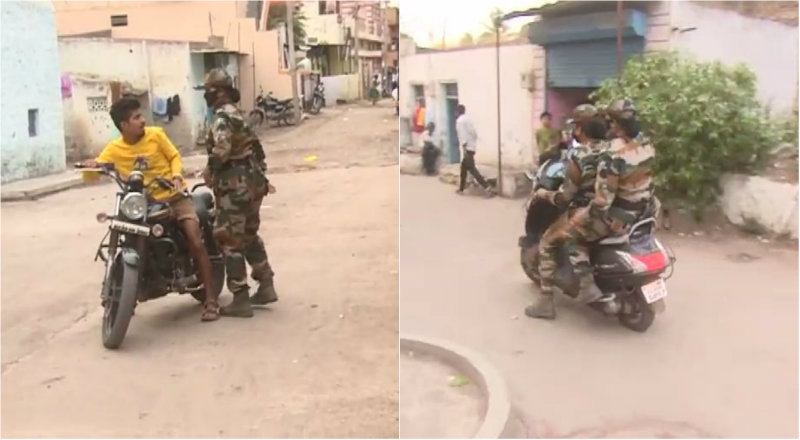 ಲಾಕ್‍ಡೌನ್‍ಗೆ ಕ್ಯಾರೆ ಅನ್ನದ ಮಂದಿಗೆ ಬಿಸಿಮುಟ್ಟಿಸಲು ಫೀಲ್ಡ್‌ಗೆ ಇಳಿದ ಓಬವ್ವ ಪಡೆ