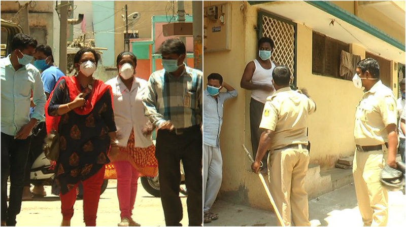 ಗೃಹಬಂಧನದಲ್ಲಿದ್ದ ಮಹಿಳೆ ಮನೆಯಿಂದ ಹೊರಗೆ- ಅಕ್ಕಪಕ್ಕದ ನಿವಾಸಿಗಳಿಂದ ಗಲಾಟೆ
