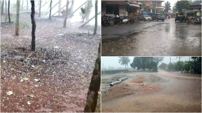 ಚಿಕ್ಕಬಳ್ಳಾಪುರದಲ್ಲಿ ದಿಢೀರ್ ಆಲಿಕಲ್ಲು ಮಳೆ