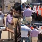 ಲಾಕ್‍ಡೌನ್ ಎಫೆಕ್ಟ್: ಅನ್ನಕ್ಕಾಗಿ ಪರದಾಡ್ತಿರುವವರಿಗೆ ಉಚಿತ ಆಹಾರ, ನೀರು ವಿತರಣೆ