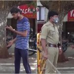 ಕರ್ಚೀಫ್ ತಗೊಳ್ಳೋಕೆ ಕಾಸಿಲ್ಲ ಎಂದ ಯುವಕ- ಪಿತ್ತ ನೆತ್ತಿಗೇರಿದ ಎಸ್‍ಐ ತೋರಿಸಿದ್ರು ಲಾಠಿ ರುಚಿ