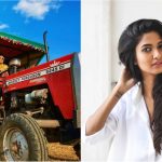 ಲಾಕ್‍ಡೌನ್‍ನಲ್ಲಿ ಟ್ರ್ಯಾಕ್ಟರ್ ಹತ್ತಿ ಹೊಲ ಉಳುಮೆ ಮಾಡ್ತಿರುವ ನಟಿ ಕೀರ್ತಿ