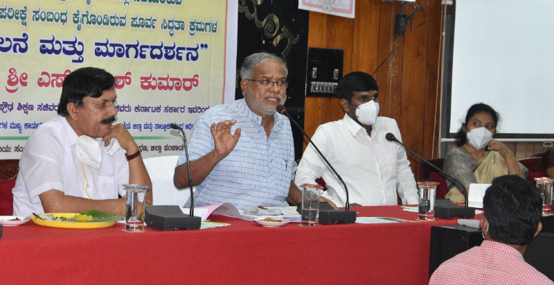 ವಿದ್ಯಾರ್ಥಿಗಳು ಆತ್ಮವಿಶ್ವಾಸದಿಂದ ಪರೀಕ್ಷೆ ಎದುರಿಸಲು ಸರ್ವ ಸಿದ್ಧತೆ: ಸಚಿವ ಸುರೇಶ್ ಕುಮಾರ್