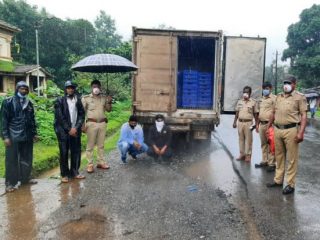3.50 ಲಕ್ಷ ರೂ. ಮೌಲ್ಯದ ಗೋಮಾಂಸ ಸಾಗಾಟ ಮಾಡ್ತಿದ್ದವರ ಬಂಧನ