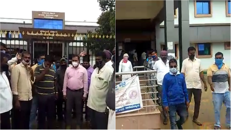 ತಾಲೂಕು ಆಸ್ಪತ್ರೆಯಲ್ಲಿ ಕೊರೊನಾ ವಿಭಾಗ ಪ್ರಾರಂಭಿಸಲು ಸ್ಥಳೀಯರ ವಿರೋಧ