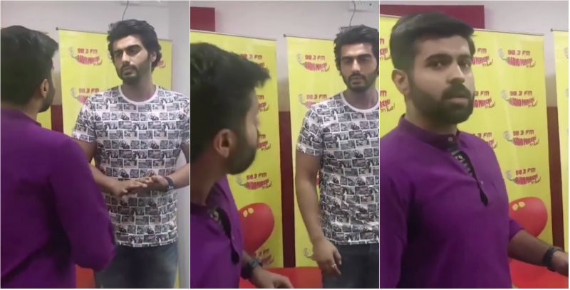 ಆರ್ ಜೆ ಕಪಾಳಕ್ಕೆ ಬಾರಿಸಿದ ನಟ ಅರ್ಜುನ್ ಕಪೂರ್