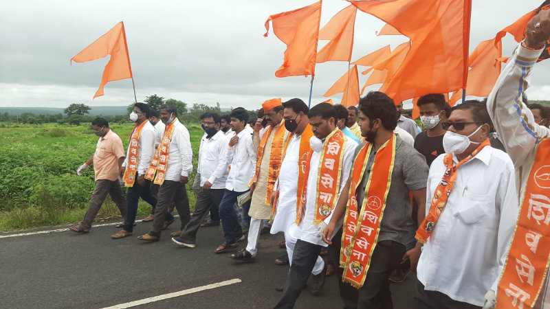 ಮಹಾರಾಷ್ಟ್ರ ಗಡಿಯಲ್ಲಿ ಶಿವಸೇನೆ ಮತ್ತೆ ಪುಂಡಾಟಿಕೆ- ರಾಜ್ಯ ಪ್ರವೇಶಿಸಲು ಯತ್ನ