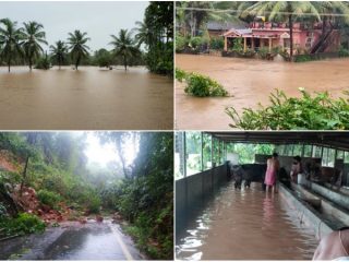 ಉಡುಪಿಯಲ್ಲಿ ವರ್ಷಧಾರೆ- ಪದವಿ ಪರೀಕ್ಷೆ ಮುಂದೂಡಿಕೆ, ಮಾಳ ಘಾಟ್ ಬಂದ್