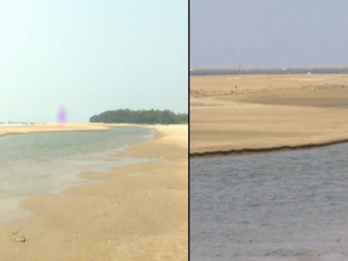 ಸಾಗರವನ್ನೇ ಹಿಂದೆ ಸರಿಸಿದ ಕಾಳಿ ನದಿ