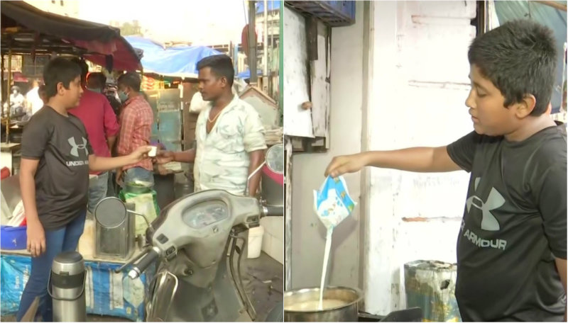 ತಂದೆ ಇಲ್ಲ, ಕೊರೊನಾದಿಂದಾಗಿ ತಾಯಿಗೂ ಕೆಲಸವಿಲ್ಲ- ಟೀ ಮಾರಾಟಕ್ಕಿಳಿದ ಬಾಲಕ