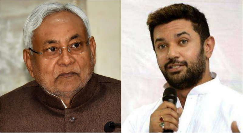 ಎಲ್‍ಜೆಪಿ ನೇತೃತ್ವದ ಸರ್ಕಾರ ಅಧಿಕಾರಕ್ಕೆ ಬಂದಲ್ಲಿ ನಿತೀಶ್ ವಿರುದ್ಧ ತನಿಖೆ: ಚಿರಾಗ್ ಪಾಸ್ವಾನ್