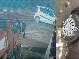 ಕಾರಿನ ಚಕ್ರ ತೆಗೆದು ತನ್ನ ಕಾರಿಗೆ ಜೋಡಿಸಿ ಪರಾರಿಯಾದ