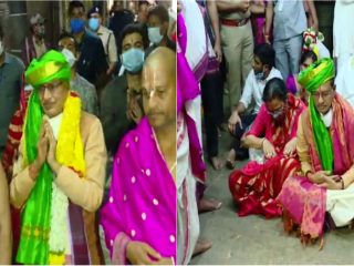 ಮೇಲುಕೋಟೆಗೆ ಆಗಮಿಸಿ ಹರಕೆ ತೀರಿಸಿದ ಮಧ್ಯಪ್ರದೇಶ ಸಿಎಂ