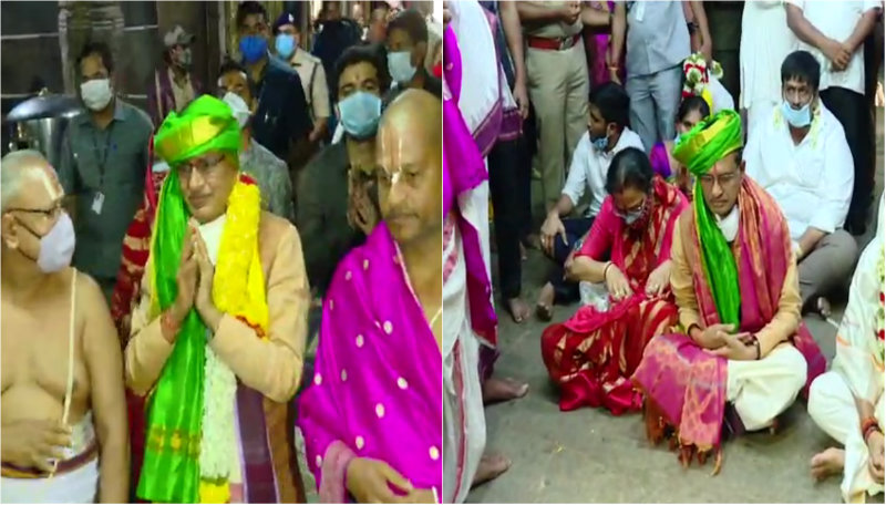 ಮೇಲುಕೋಟೆಗೆ ಆಗಮಿಸಿ ಹರಕೆ ತೀರಿಸಿದ ಮಧ್ಯಪ್ರದೇಶ ಸಿಎಂ