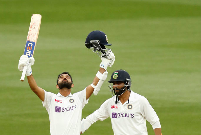 ಭಾರತಕ್ಕೆ 82 ರನ್‌ಗಳ ಮುನ್ನಡೆ – ರಹಾನೆಯ ಶತಕದಾಟಕ್ಕೆ ಜೈಹೋ ಎಂದ ಕೊಹ್ಲಿ, ಸೆಹ್ವಾಗ್‌