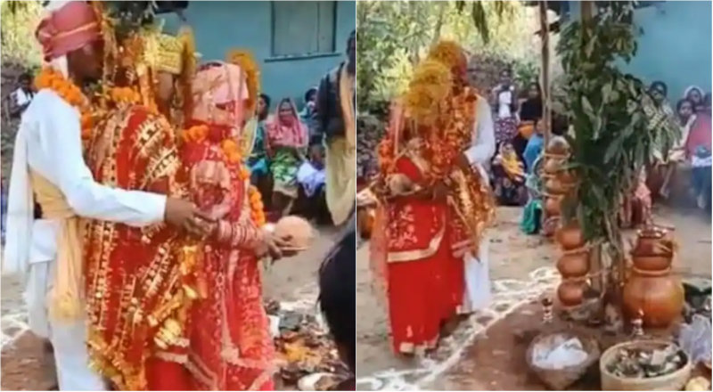 ಇಬ್ಬರು ಯುವತಿಯರನ್ನ ಪ್ರೀತಿಸಿ ಒಂದೇ ಮಂಟಪದಲ್ಲಿ ಮದವೆಯಾದ ಪುಣ್ಯಾತ್ಮ..!