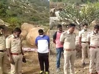 ಕುಡುಗೋಲಿನಿಂದ ಕುತ್ತಿಗೆ ಕಡಿದು, ಕಲ್ಲಿನಿಂದ ತಲೆ ಜಜ್ಜಿ ಮಹಿಳೆ ಕೊಲೆ