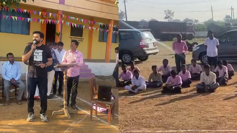 ಮಕ್ಕಳೊಂದಿಗೆ ಗಣರಾಜ್ಯೋತ್ಸವ ಆಚರಿಸಿ ಕಿವಿಮಾತು ಹೇಳಿದ ಧನಂಜಯ್