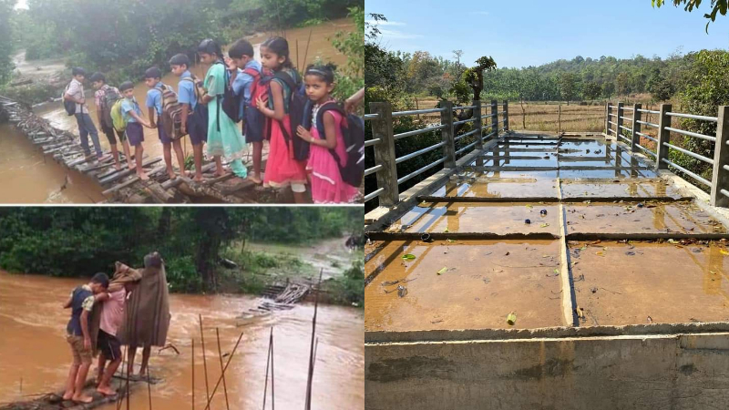 ಕಾಗೇರಿ ಕ್ಷೇತ್ರದಲ್ಲಿ ಮಕ್ಕಳಿಗಾಗಿ ಸೇತುವೆ ನಿರ್ಮಿಸಿದ ರಾಜ್ಯಸಭಾ ಸದಸ್ಯ ಚಂದ್ರಶೇಖರ್‌
