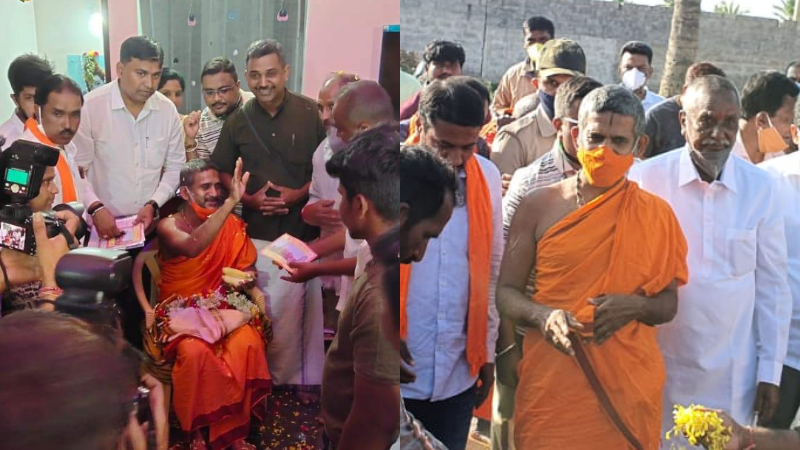 ಪೇಜಾವರ ಶ್ರೀಗಳಿಂದ ಹರಿಜನ ಕಾಲೋನಿಯಲ್ಲಿ ರಾಮಮಂದಿರಕ್ಕೆ ನಿಧಿ ಸಂಗ್ರಹ