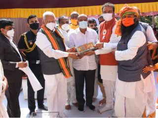 ಆಂಜನಾದ್ರಿ ಬೆಟ್ಟದಿಂದ ಗುಜರಾತಿಗೆ ಶಿಲೆಯನ್ನು ತೆಗೆದುಕೊಂಡ ಹೋದ ವಜುಭಾಯಿ ವಾಲಾ