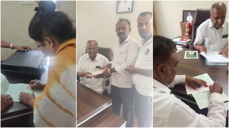ಗ್ರಾ.ಪಂ ಚುಕ್ಕಾಣಿಗೆ ಜೆಡಿಎಸ್‍ನಿಂದ ಖಾಲಿ ಚೆಕ್ ಅಸ್ತ್ರ ಪ್ರಯೋಗ?