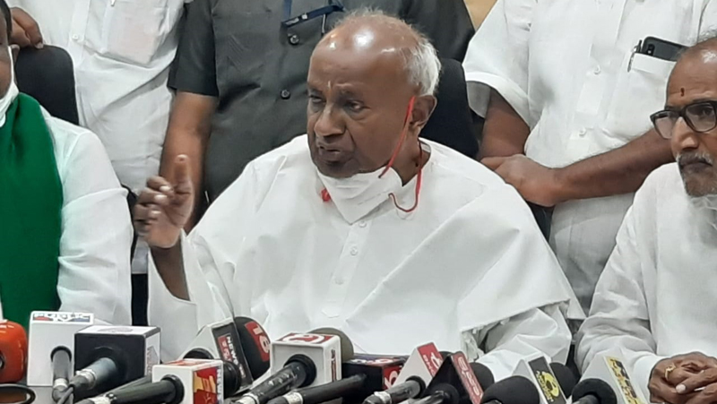 ಉಪ ಚುನಾವಣೆ ಎದುರಿಸಲು ನಮ್ಮ ಬಳಿ ಹಣವಿಲ್ಲ, ಅಭ್ಯರ್ಥಿಗಳನ್ನ ನಿಲ್ಲಿಸಲ್ಲ: ಹೆಚ್‍ಡಿಡಿ