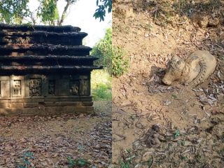 ಭೂಮಿಯಲ್ಲಿ ಹುದುಗಿ ಹೋಯ್ತು 11ನೇ ಶತಮಾನದ ಶಿವನ ದೇವಾಲಯ