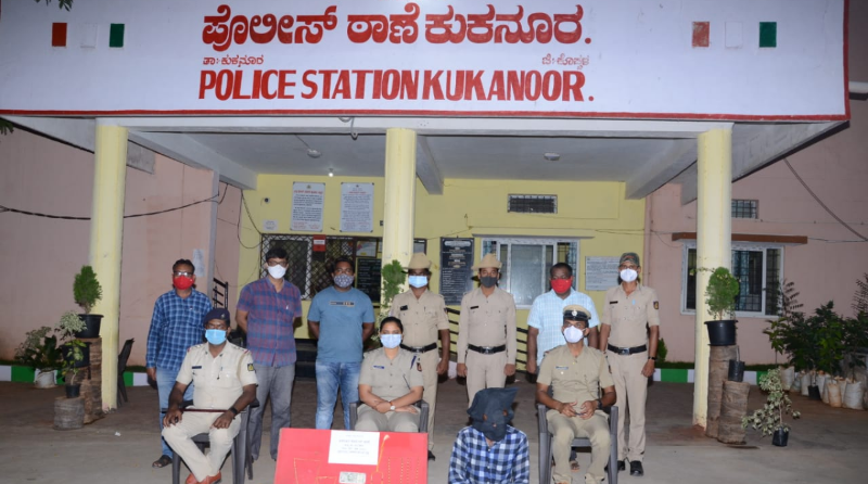 ಆಭರಣ ಕಳ್ಳನ ಬಂಧನ – ಒಂದೇ ದಿನದಲ್ಲಿ ಪ್ರಕರಣ ಭೇದಿಸಿದ ಪೊಲೀಸರು