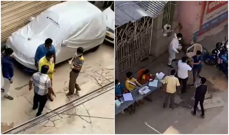 ಕೋವಿಡ್ ಟೆಸ್ಟ್ ಮಾಡಿಸುವಂತೆ ಬಿಬಿಎಂಪಿ ಅಧಿಕಾರಿಗಳಿಂದ ಹಲ್ಲೆ – ವಿಡಿಯೋ ವೈರಲ್