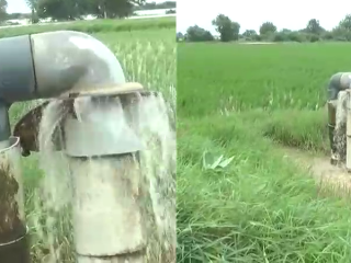ಕೃಷ್ಣಾ ನದಿ ಪ್ರವಾಹದ ಎಫೆಕ್ಟ್ – ಅಂತರ್ಜಲ ಹೆಚ್ಚಳದಿಂದ ಉಕ್ಕುತ್ತಿರುವ ಬೋರ್ ವೆಲ್