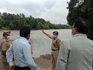 corona case IG Praveen Pawar visits Kerala Karnataka Border