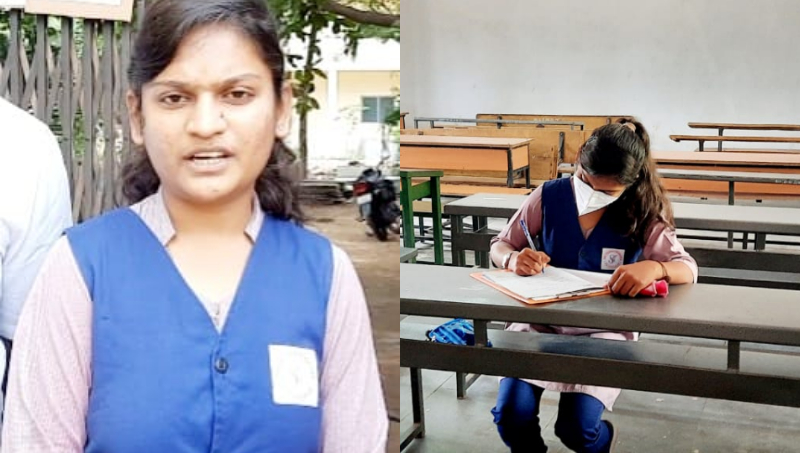 ಸರ್ಕಾರದ ಜಸ್ಟ್ ಪಾಸ್ ಆಫರ್ ತಿರಸ್ಕರಿಸಿದ ವಿದ್ಯಾರ್ಥಿನಿ