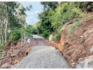 ನಂದಿಬೆಟ್ಟದ ಬಳಿ ಭೂಕುಸಿತ ಪ್ರಕರಣ – ರಸ್ತೆ ಮರು ನಿರ್ಮಾಣಕ್ಕೆ 80 ಲಕ್ಷ ಮಂಜೂರು