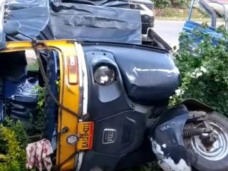 ಪಾದಚಾರಿಗೆ ಆಟೋ ಡಿಕ್ಕಿ – ವ್ಯಕ್ತಿ ಸ್ಥಿತಿ ಗಂಭೀರ