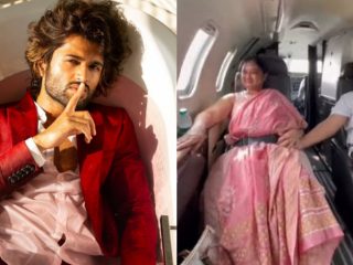 ವಿಜಯ್ ದೇವರಕೊಂಡ ಫ್ಯಾಮಿಲಿ ಟ್ರಿಪ್ – ಟೆಕ್ ಆಫ್ ವೇಳೆ ವಿಜಯ್ ತಾಯಿ ಗಲಿಬಿಲಿ