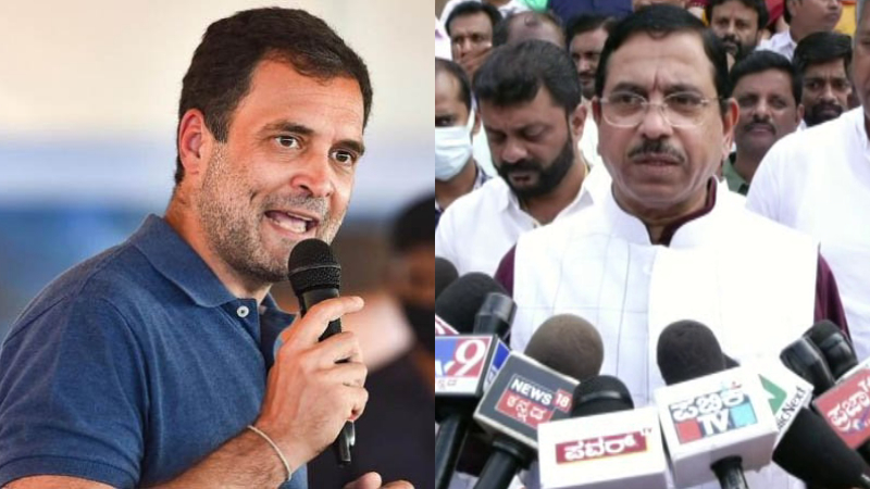 ರಾಹುಲ್ ಗಾಂಧಿ ತಿಳುವಳಿಕೆ ಇಲ್ಲದವರು, ಡಿಕೆಶಿ, ಸಿದ್ದರಾಮಯ್ಯ ಅವರಂತೆ ಯಾಕೆ ಆಡ್ತೀರಾ?: ಜೋಶಿ