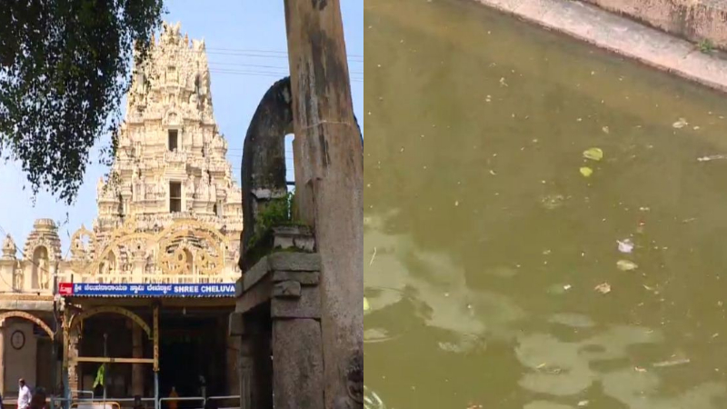 ತಮಿಳು ಚಿತ್ರ ತಂಡದ ಯಡವಟ್ಟು – ಮೇಲುಕೋಟೆ ತಂಗಿ ಕೊಳದ ನೀರು ಕಲುಷಿತ